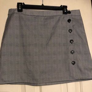 Glen Plaid Mini Skirt